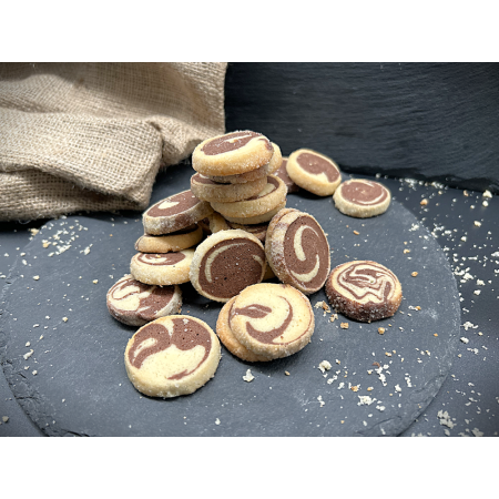 Schwarz-Weiß Gebäck (ca. 200g)